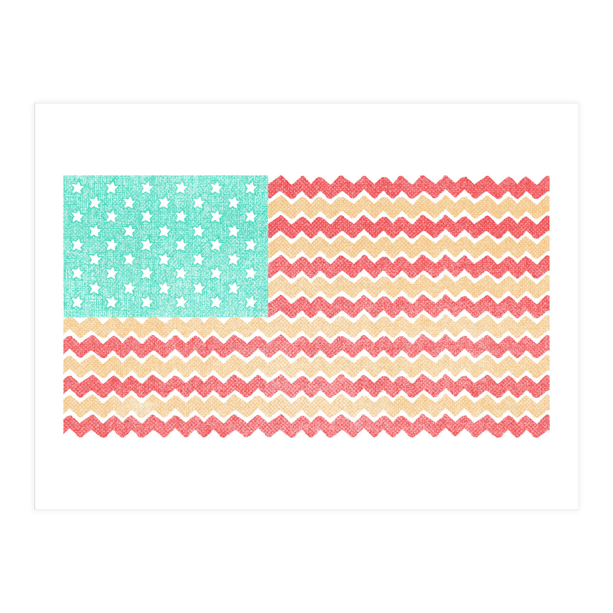 Zig Zag Flag (Print Only)