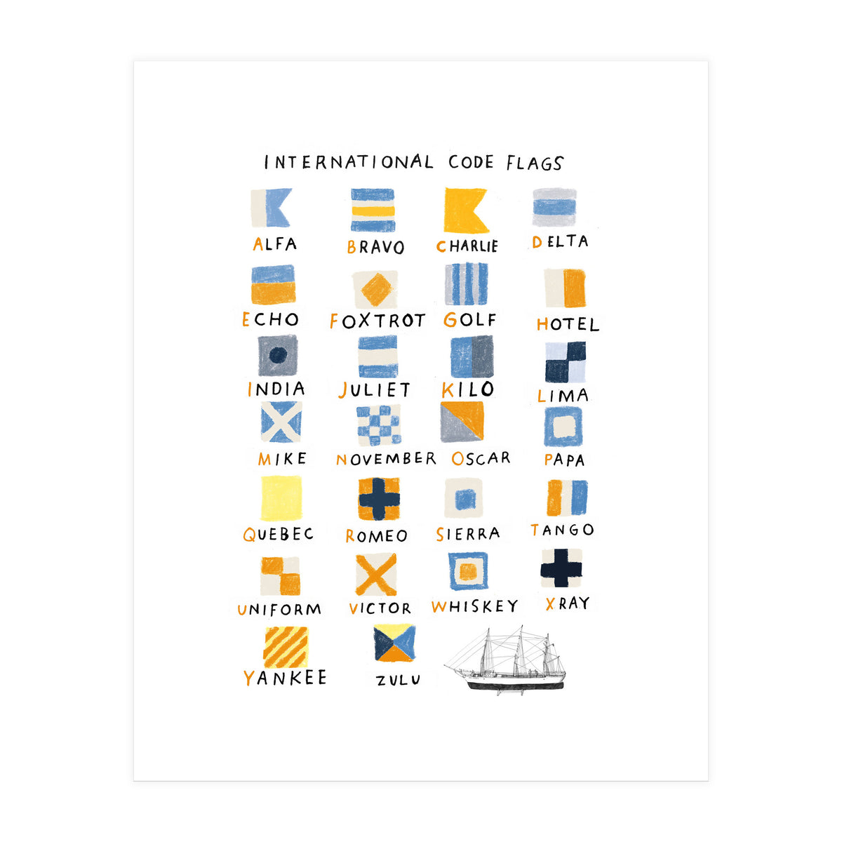 Nautical Flags (Print Only)