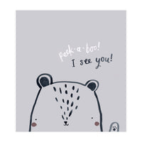 Peek A Boo Bear (Print Only)