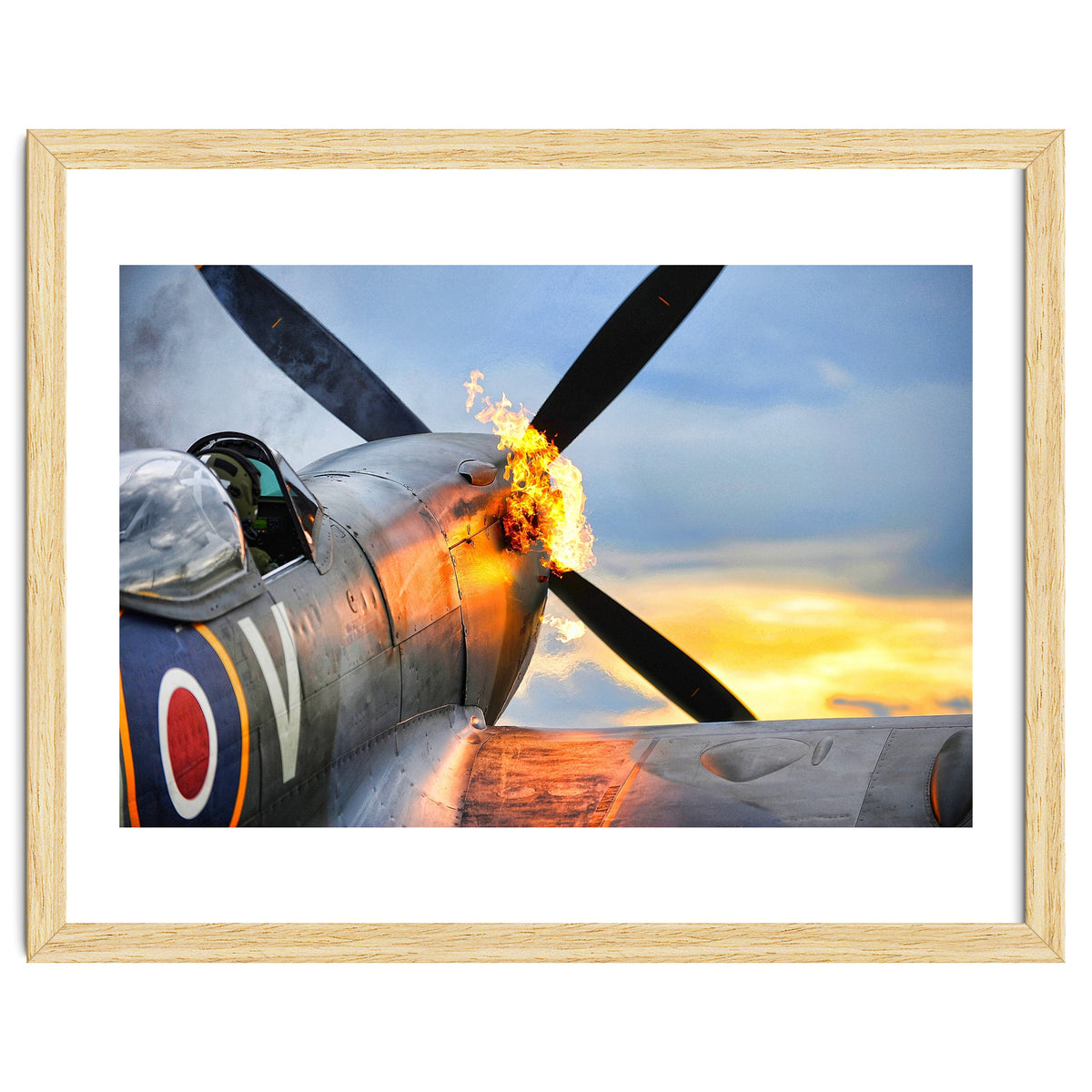 Spitfire Fighter Aircraft 'hot Starting'