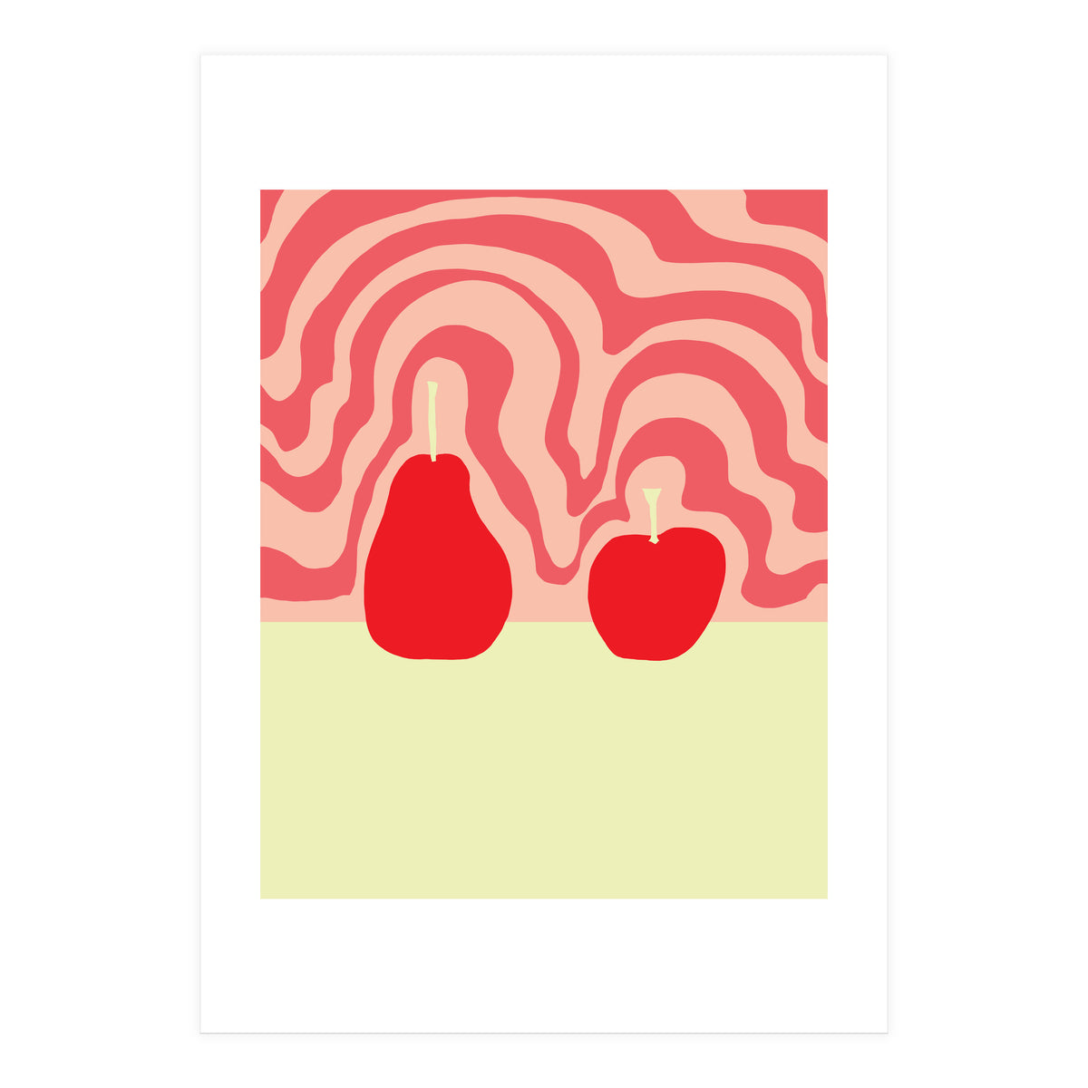 pear and apple (Print Only)