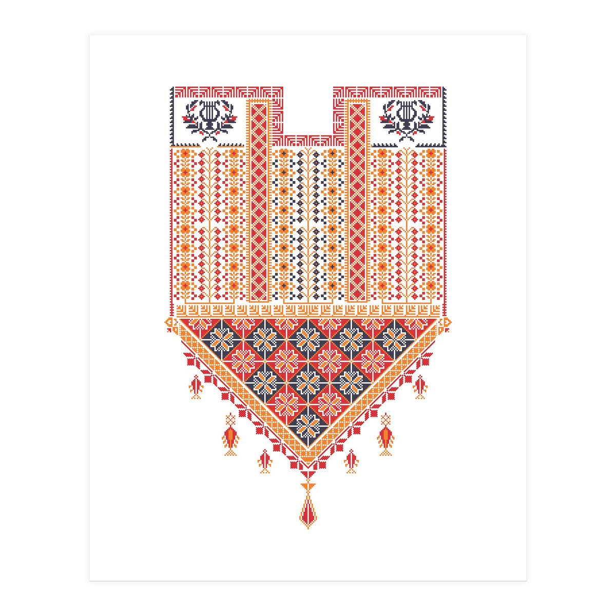 Tatreez Ornament 1 (Print Only)