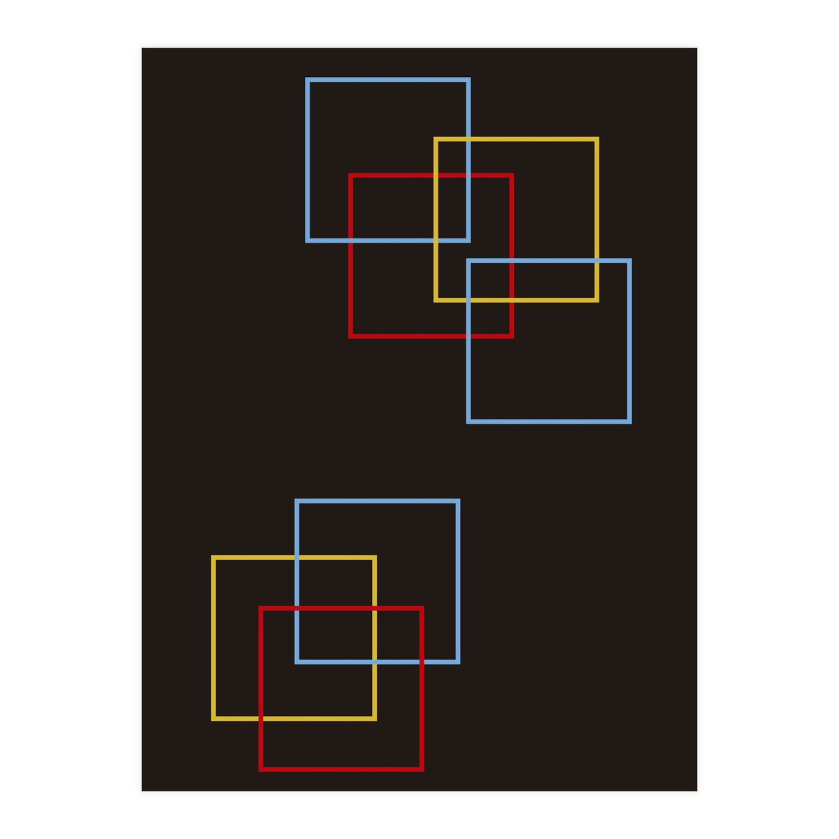 Geometric Minimalist Abstract Modern 4 (Print Only)