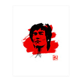 bruce lee in red (Print Only) thumbnail