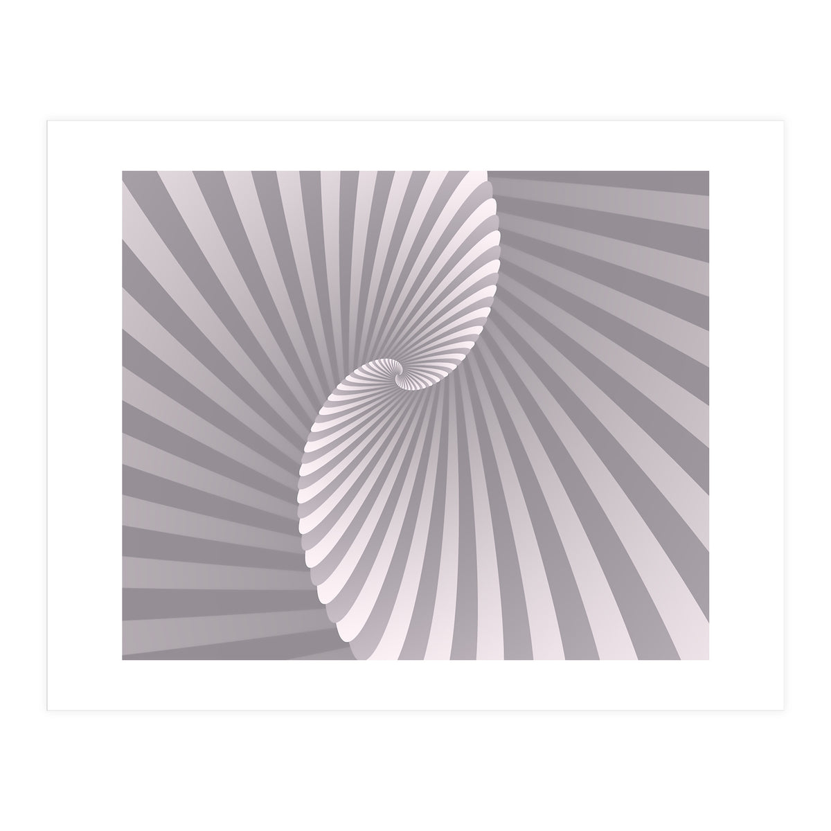 Abstract Retro Spiral (Print Only)