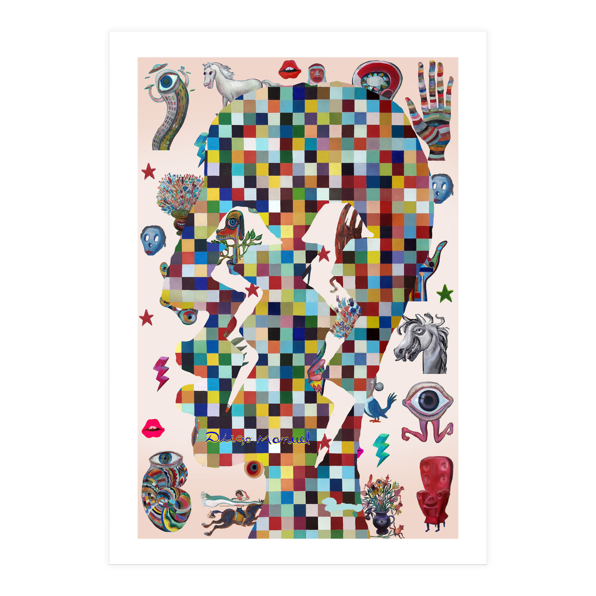 Perfil Con Rayos B 11 (Print Only)