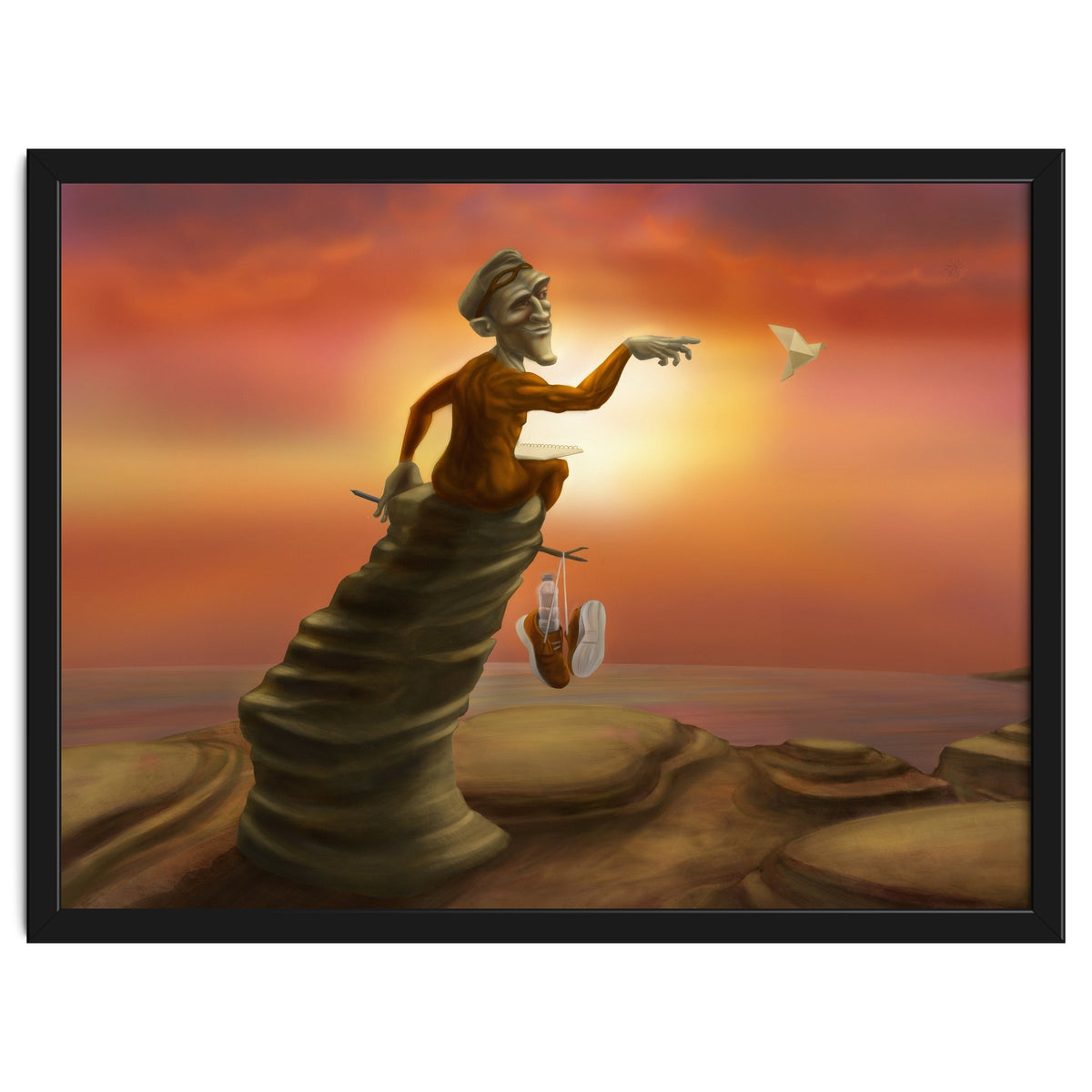 Superhero on a break