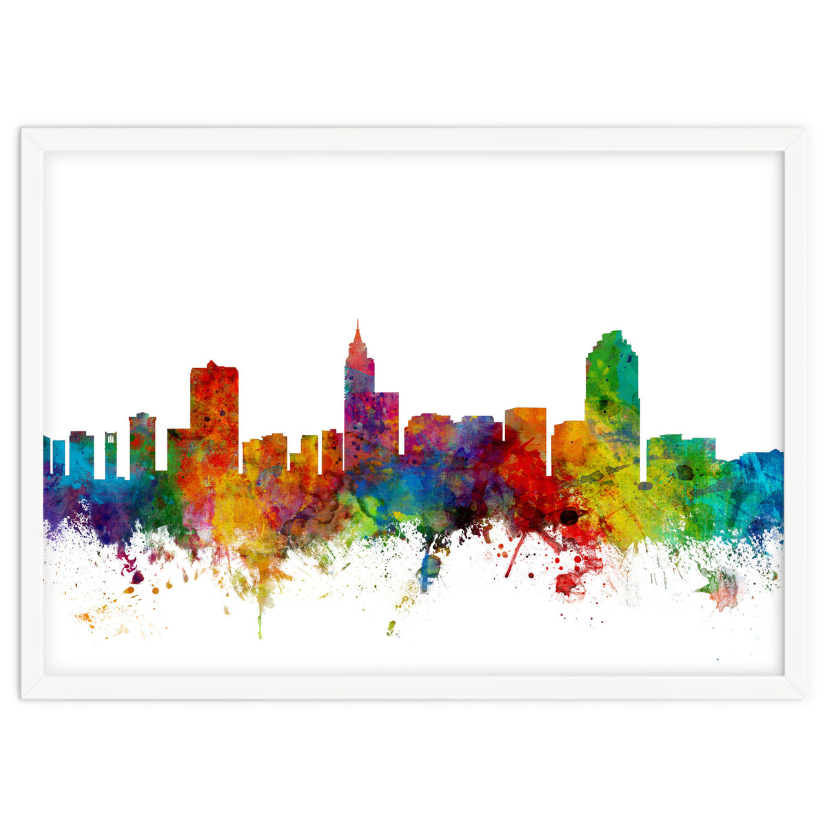 Raleigh North Carolina Skyline