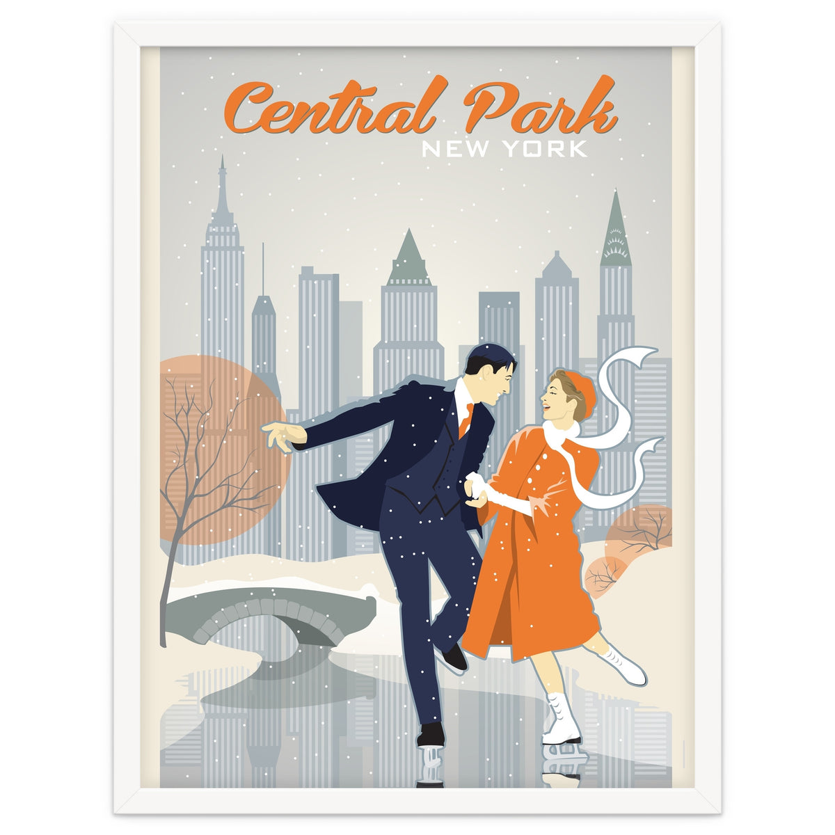 Skating in Central Park