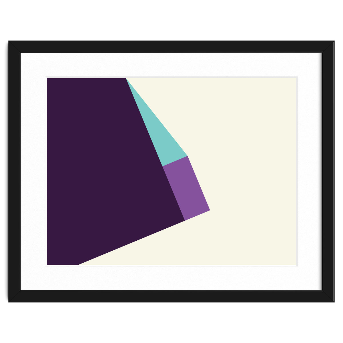 Geometric Shapes No. 42 -  lilac, blue & purple