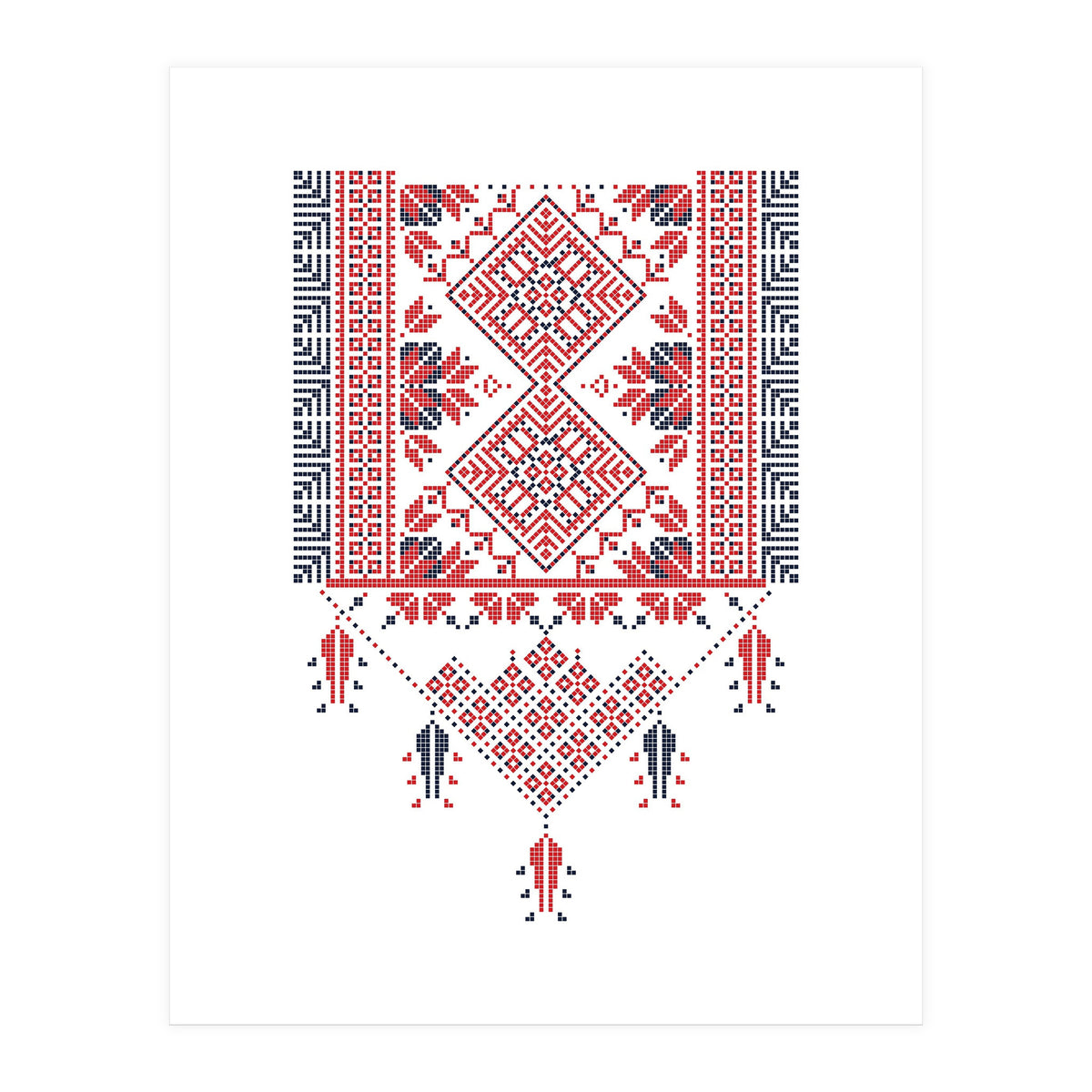 Tatreez Ornament 11 (Print Only)