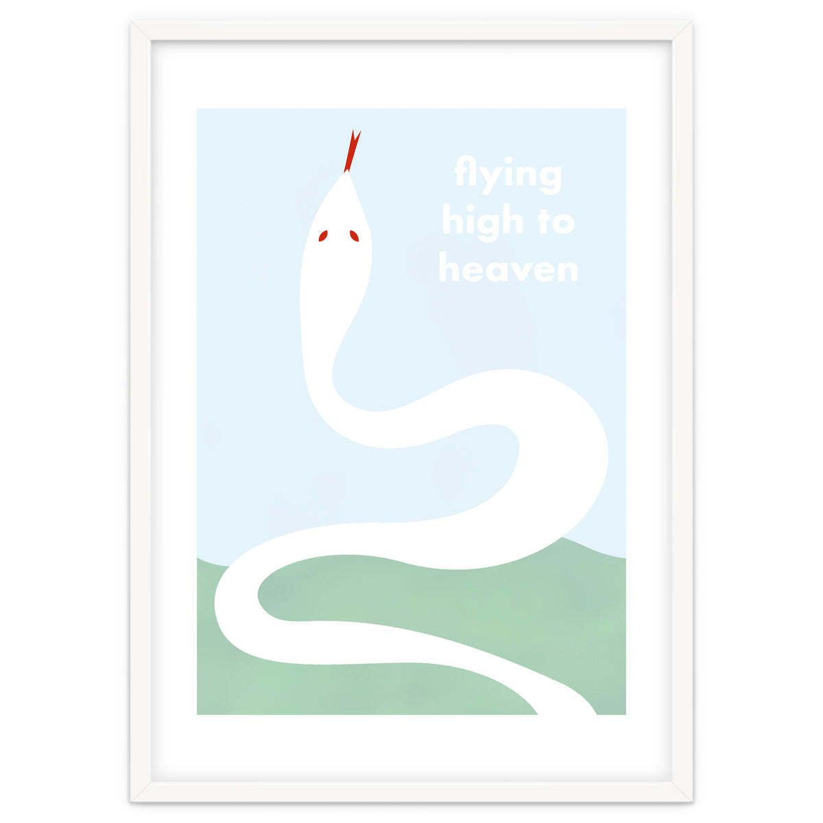 flying high to heaven