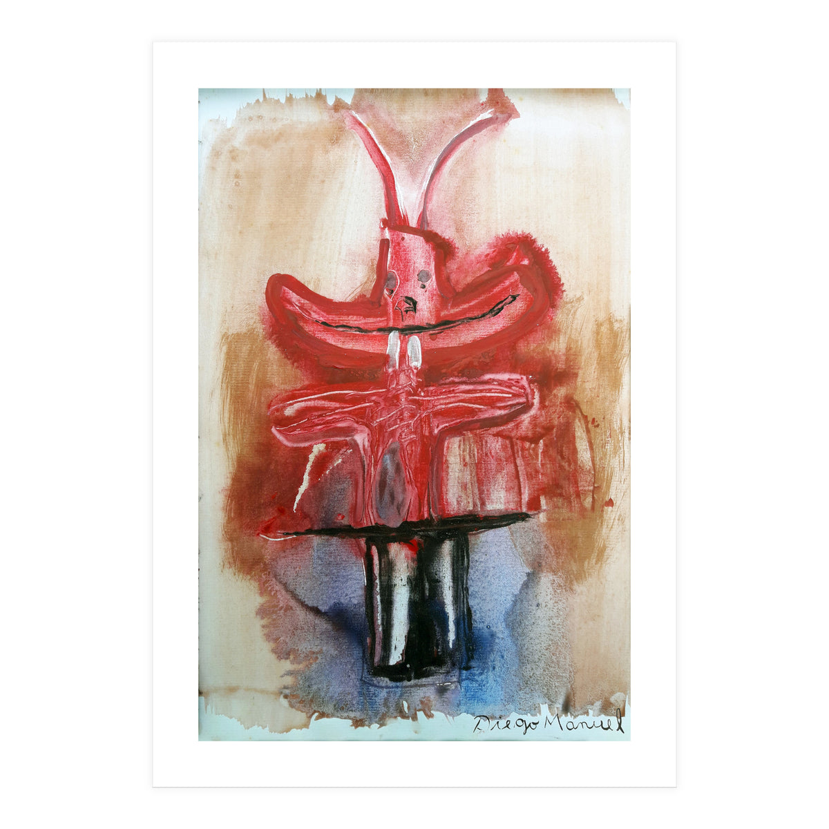 Conejo en la galera (Print Only)