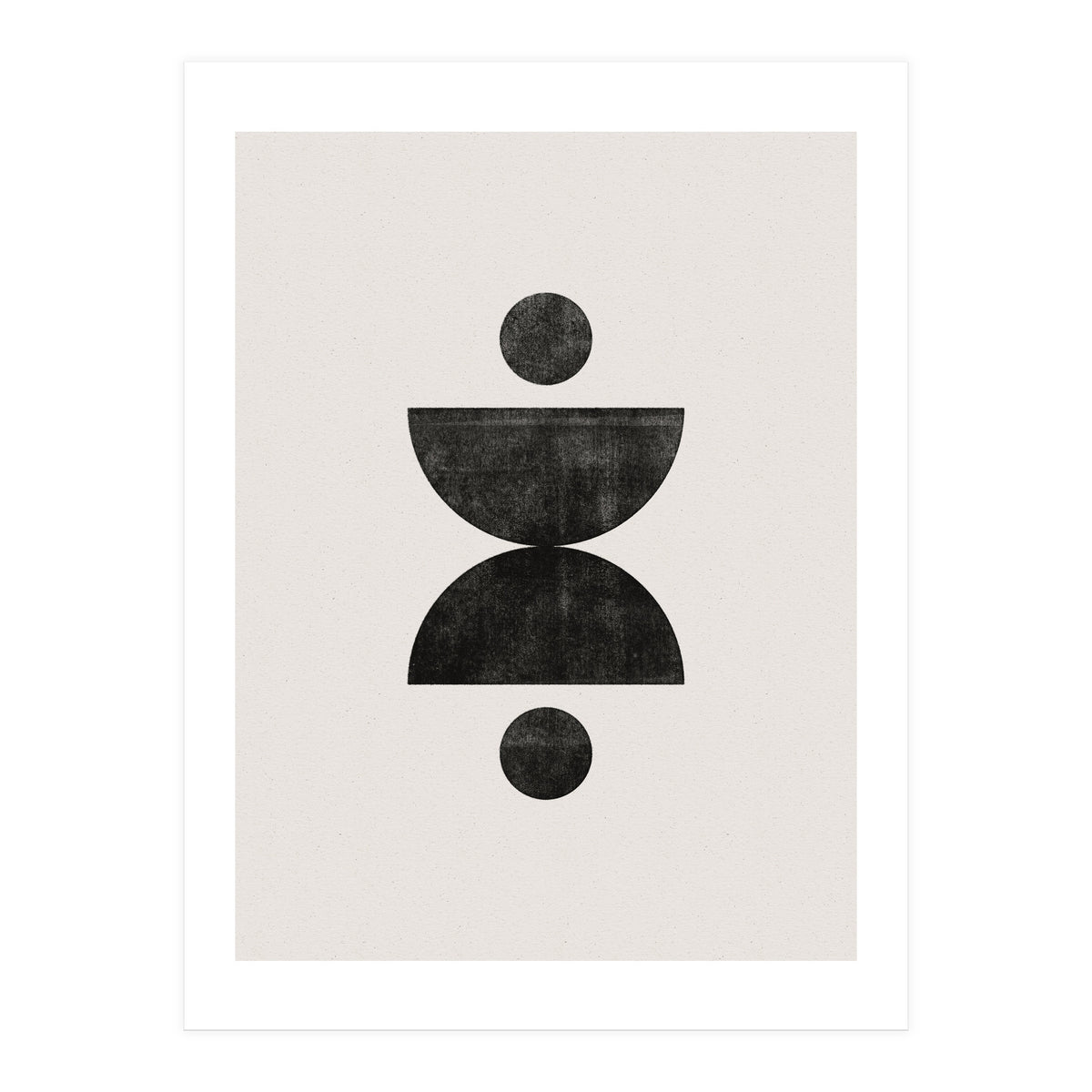 Mid-Century Modern No.16 - Woodblock Print (Print Only)