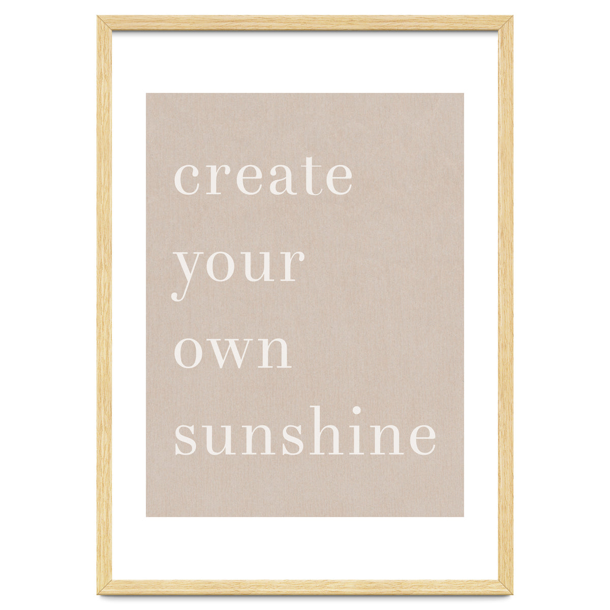 Create You Own Sunshine