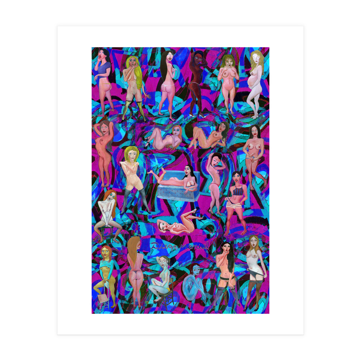 Chicas 3d 8 (Print Only)