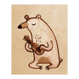 Ukulele Bear (Print Only) thumbnail