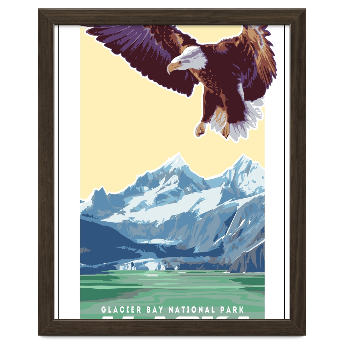 Alaskan Eagle Poster