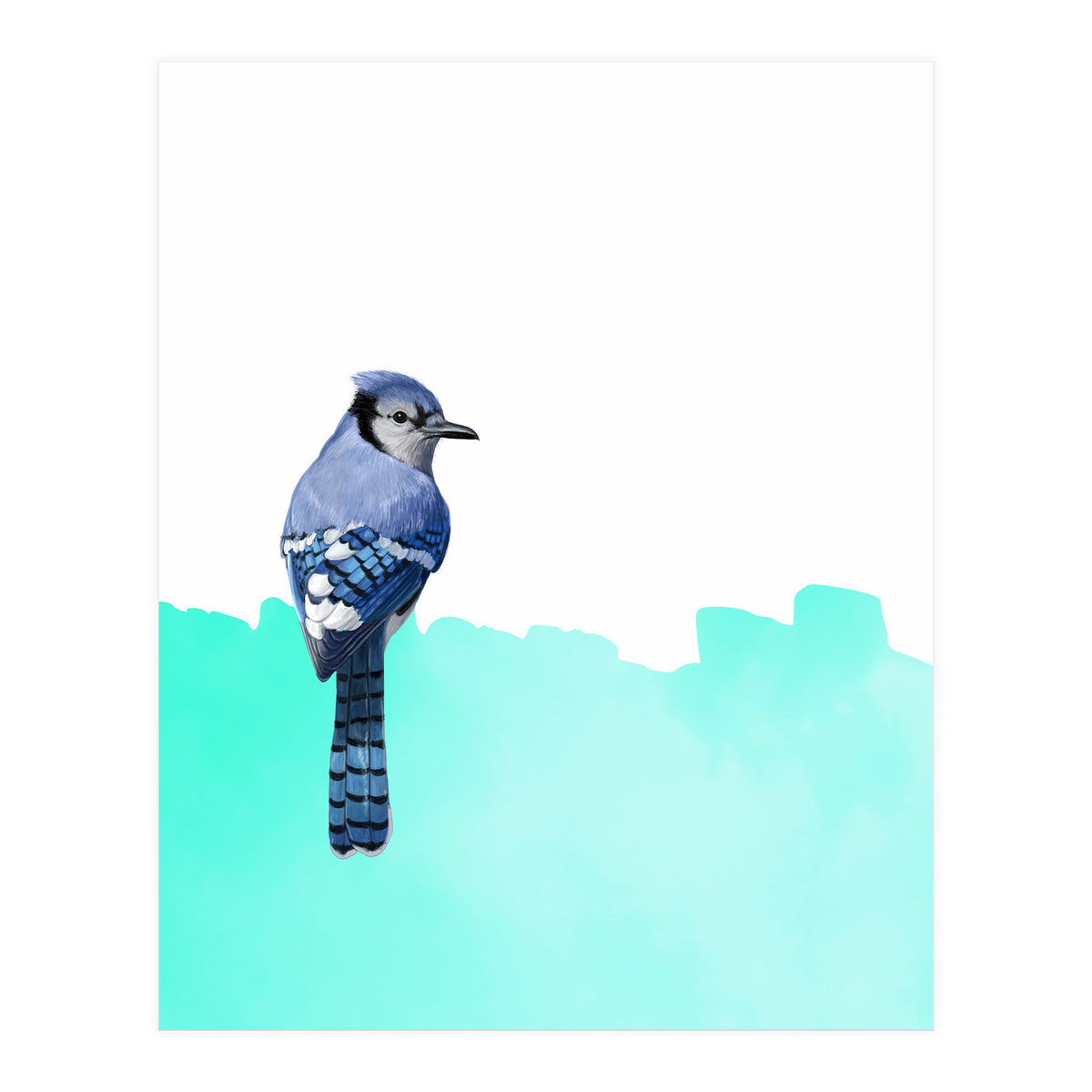 Bird Blue (Print Only)