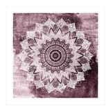 Bohochic Mandala In Burgundi (Print Only) thumbnail