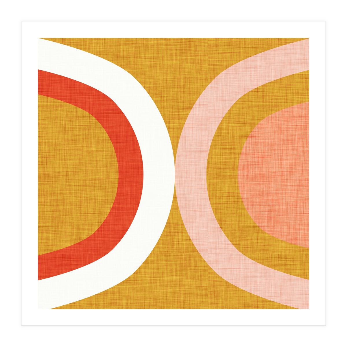 New Mid Mod Mustard  (Print Only)