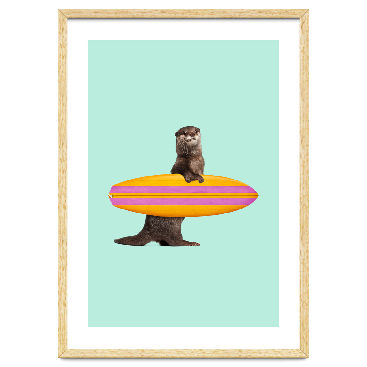 Surfing Otter