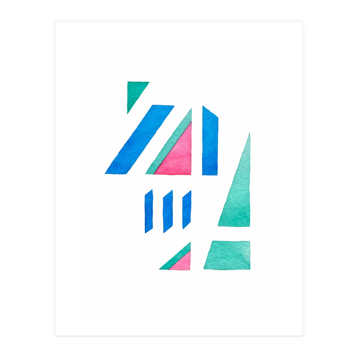 Modern Abstract Watercolor (Print Only)