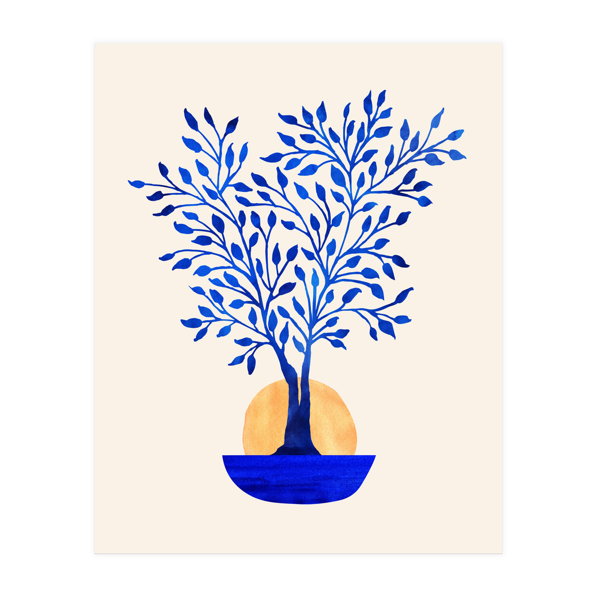 Indigo Ficus Sunrise (Print Only)