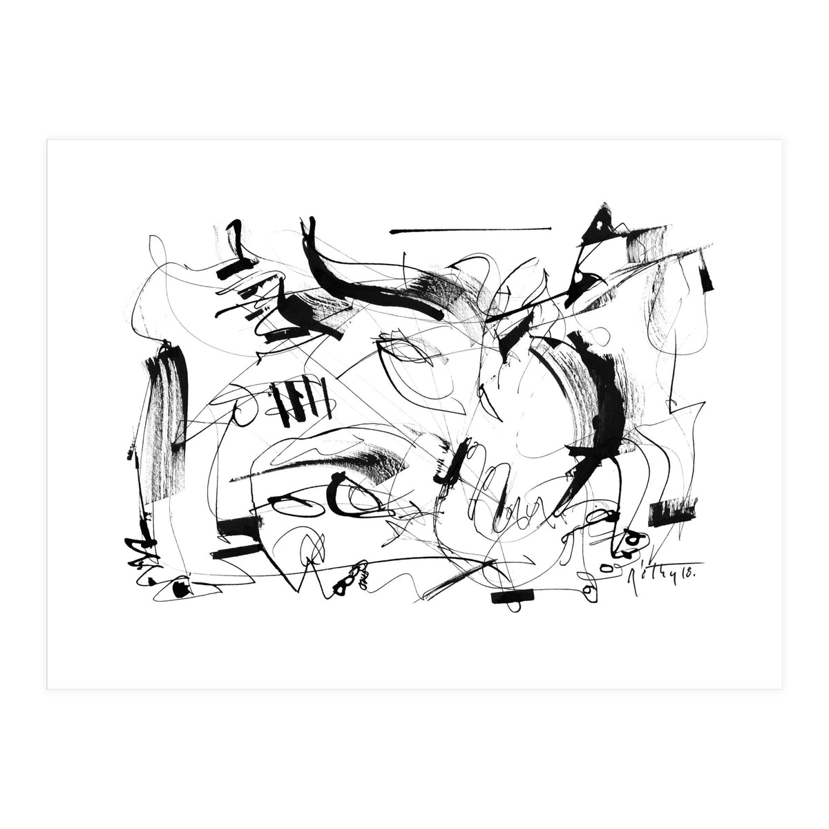 Crushed by a Bull - b&w (Print Only)