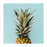 Pineapple On Blue Background (Print Only) thumbnail