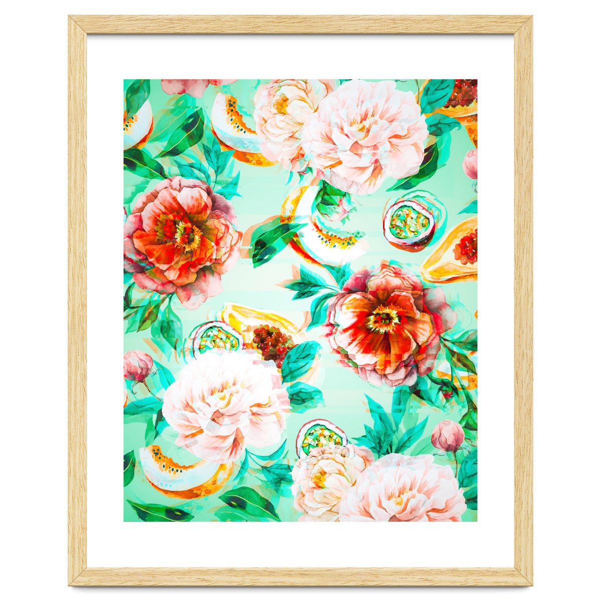 Tropical flowery fruit glitch