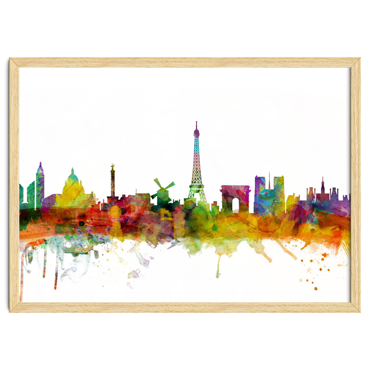 Paris France Skyline