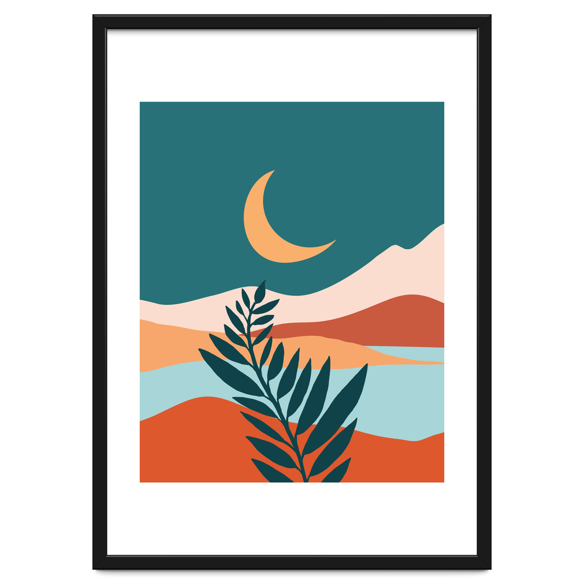 Moonlit Mediterranean