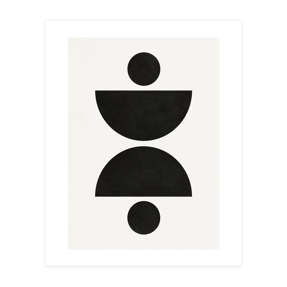 ABSTRACT AND GEOMETRIC SHAPES 02BW (Print Only)