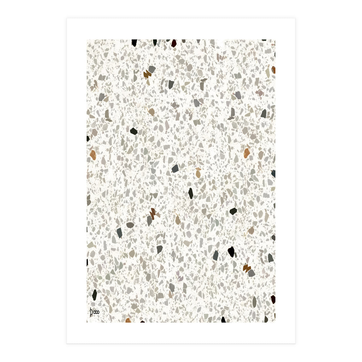 White Terrazzo (Print Only)