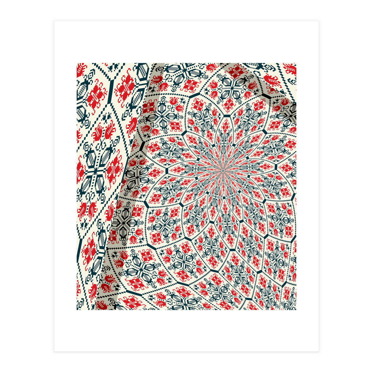 Romanian embroidery background 3 (Print Only)