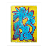 Forma Celeste Sobre Amarillo 4 (Print Only) thumbnail