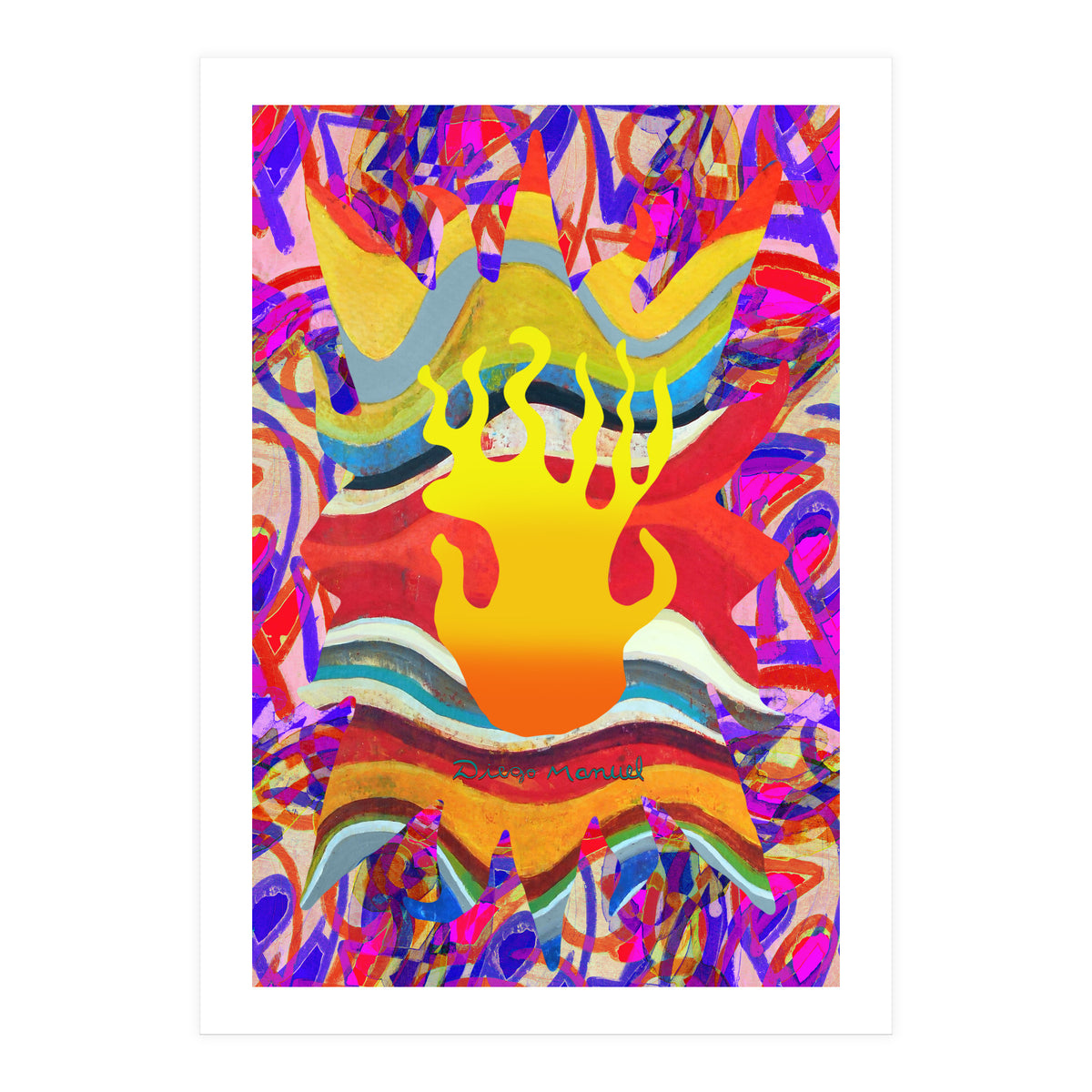 Fuego Y Graffiti 24 (Print Only)