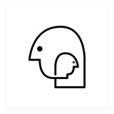 Double Head_White (Print Only) thumbnail