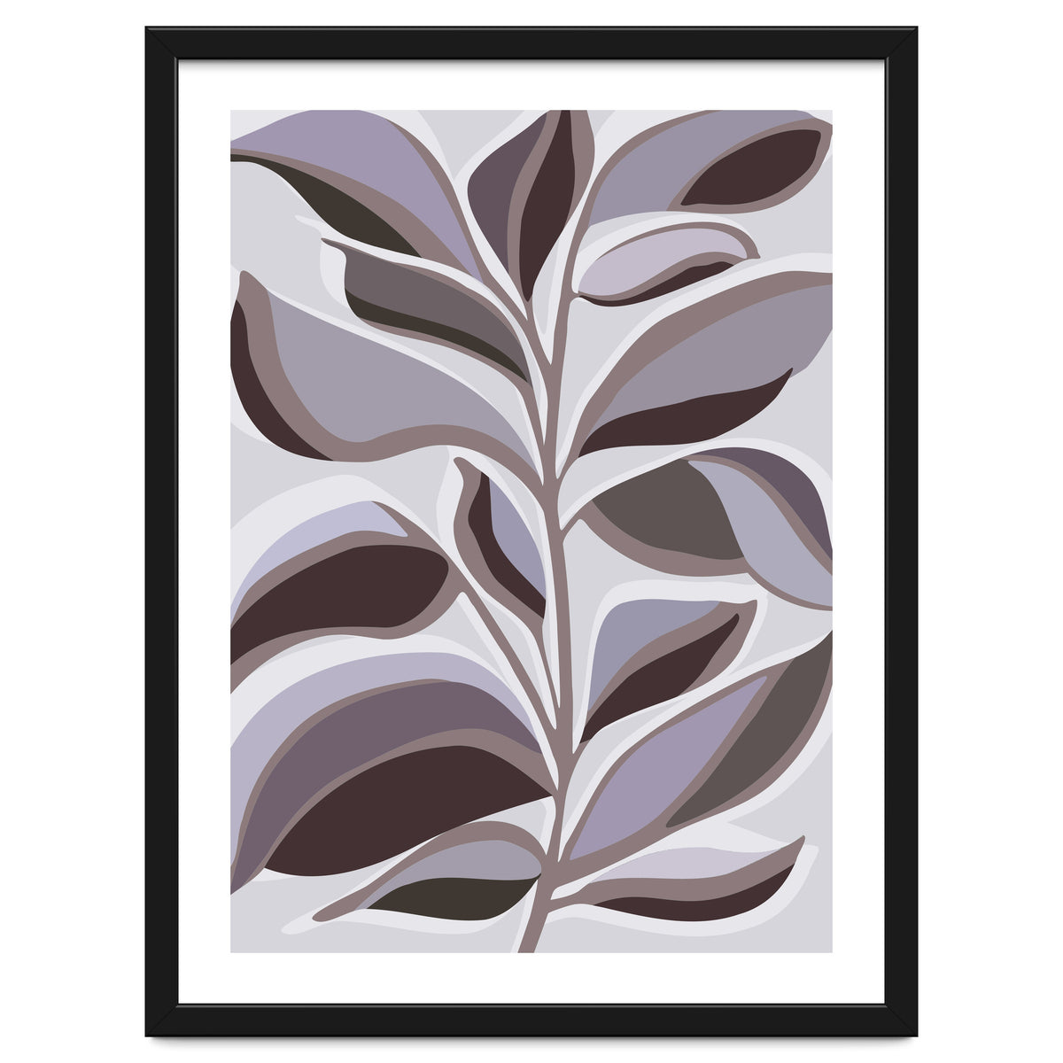 Lavender Floral Abstract