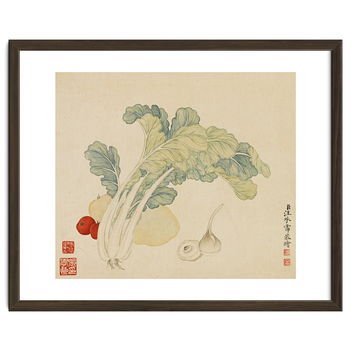 Wang Chengyu ~flowers, Vegetables, Chinese Cabbage, Potatoes, Garlic, Tomatoes, Vegetables