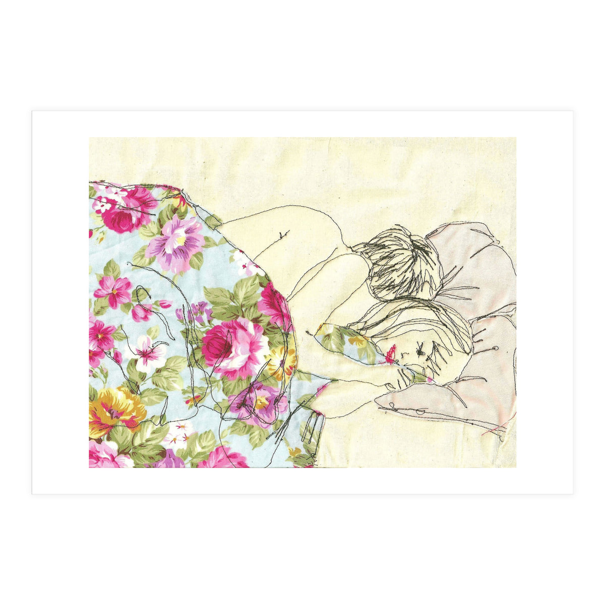 Couple In Bed Print (Print Only)