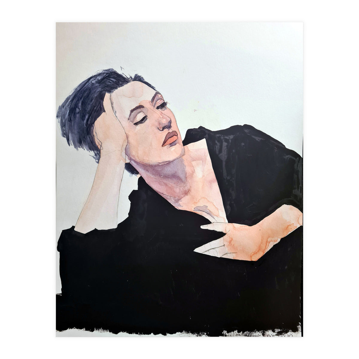 Untitled #91 - Woman in black (Print Only)