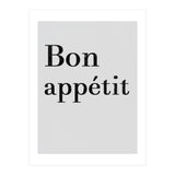 Bon Appétit, Grey (Print Only) thumbnail