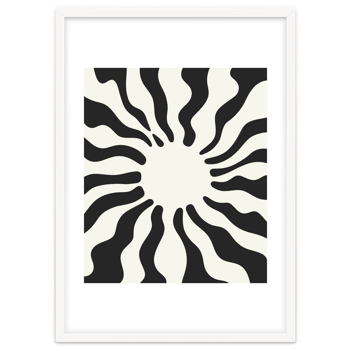 Wavy Retro Sun