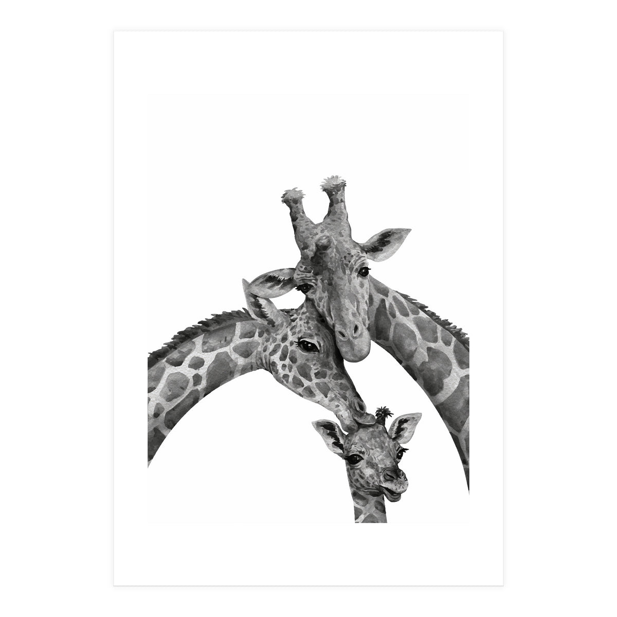 Giraffe Family (Print Only)