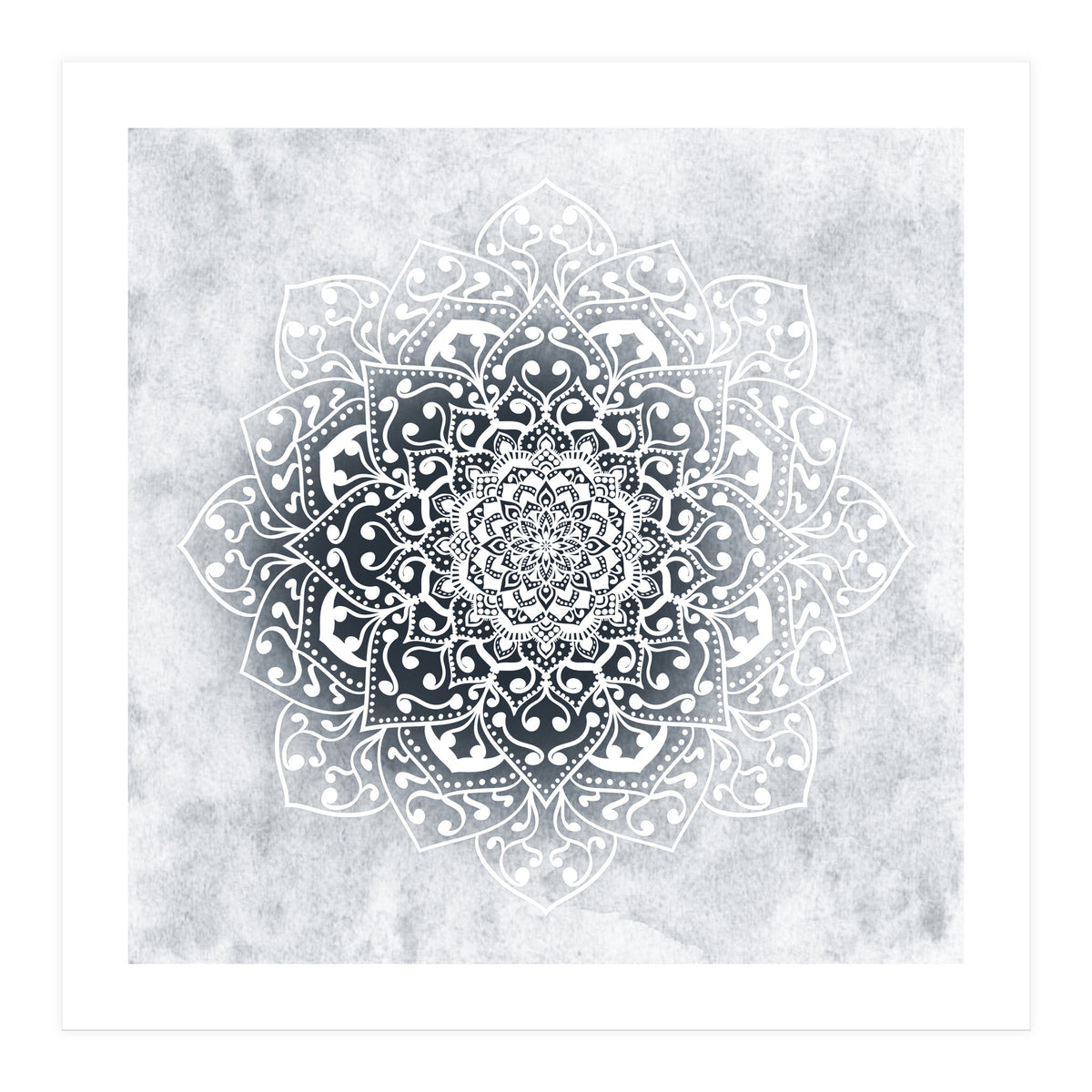 Winter Vibes Mandala (Print Only)