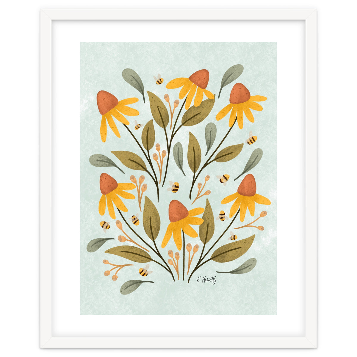 Daisies and Bumblebees