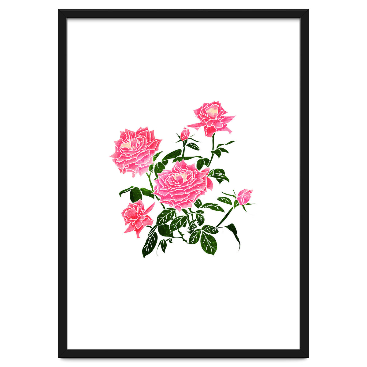 Rose V2 Art Print