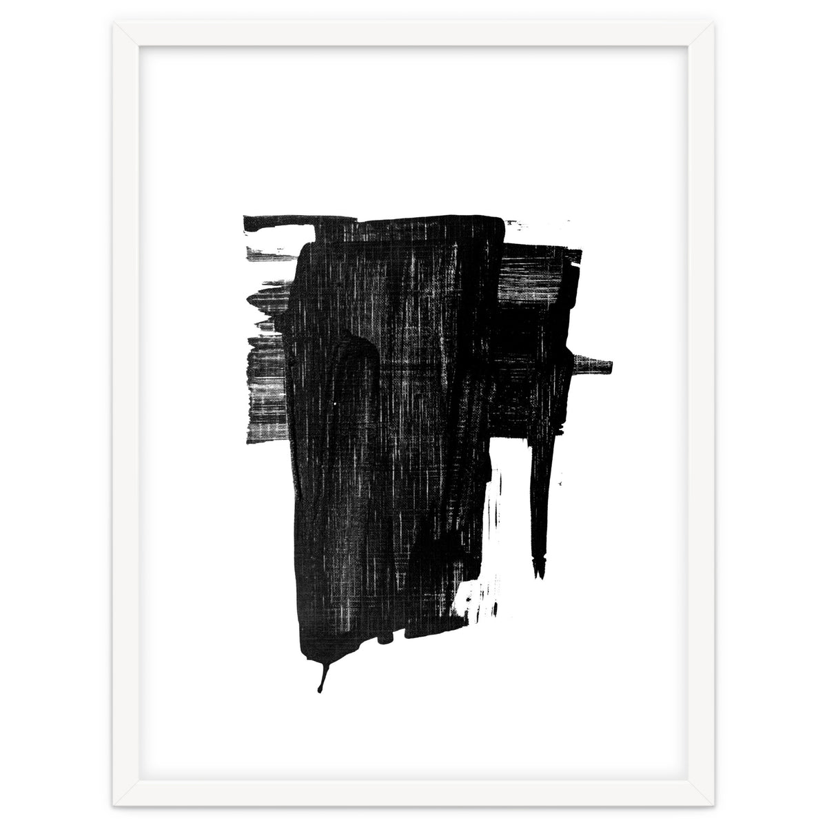Minimalist Textured Brushstroke Art #2